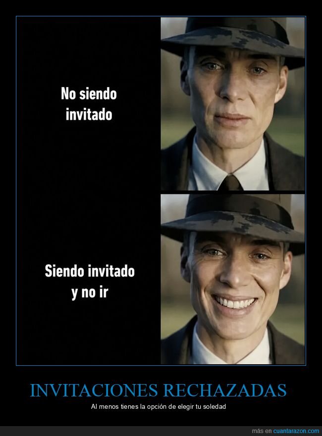 invitaci&oacute;n,rechazo,soledad,excusas,planes