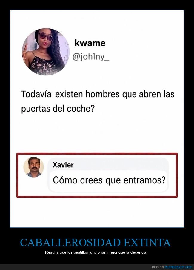 caballerosidad,coche,hombres,relaciones,modernidad