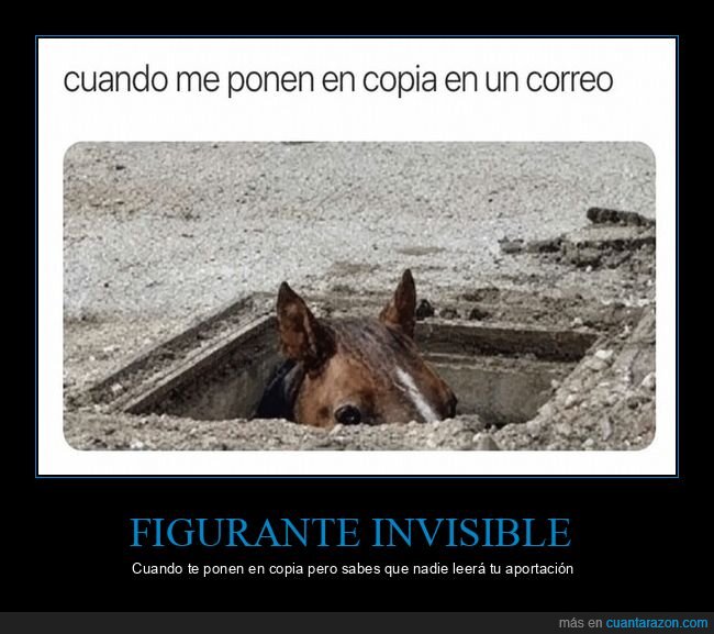 email,copia,ignorado,trabajo,invisibilidad