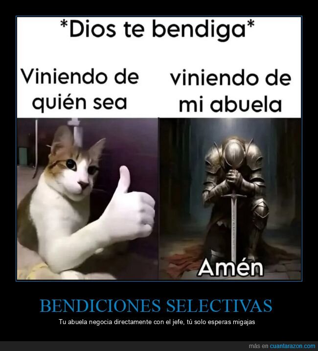 abuela,bendiciones,gato,armor,favores