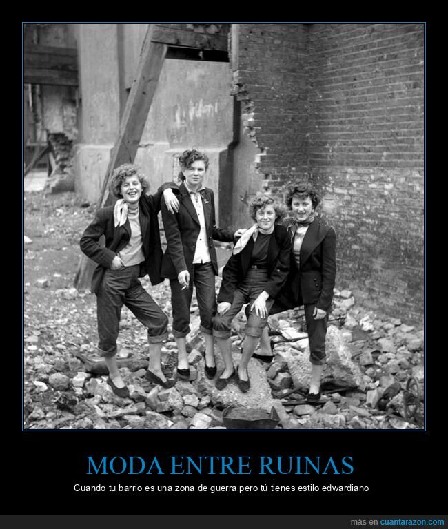 postguerra,moda,rebeld&iacute;a,Londres,estilo