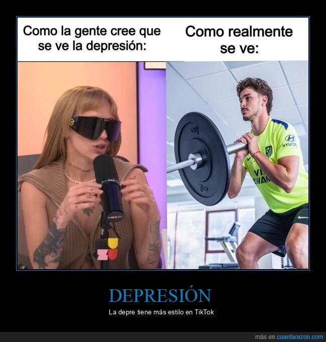depresi&oacute;n,redes sociales,realidad,contraste,influencer
