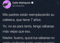 Enlace a Me acaban de asesinar verbalmente por sábanas viejas