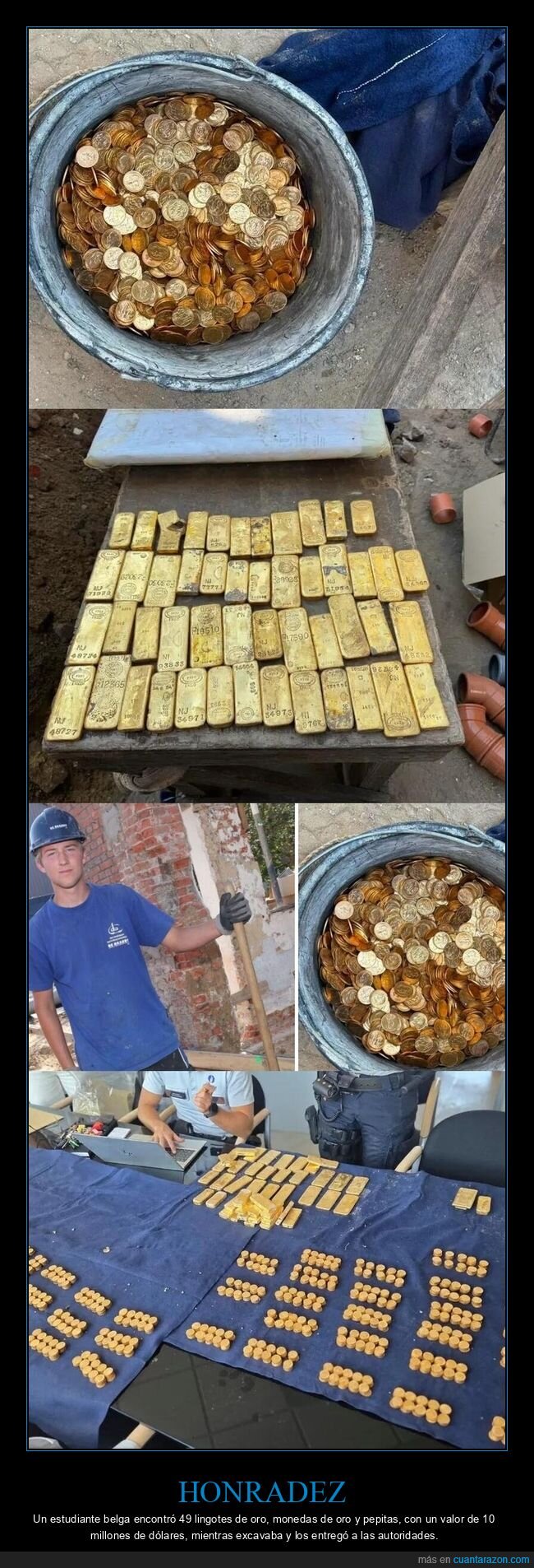 honradez,oro,justicia,recompensa,ingenuo