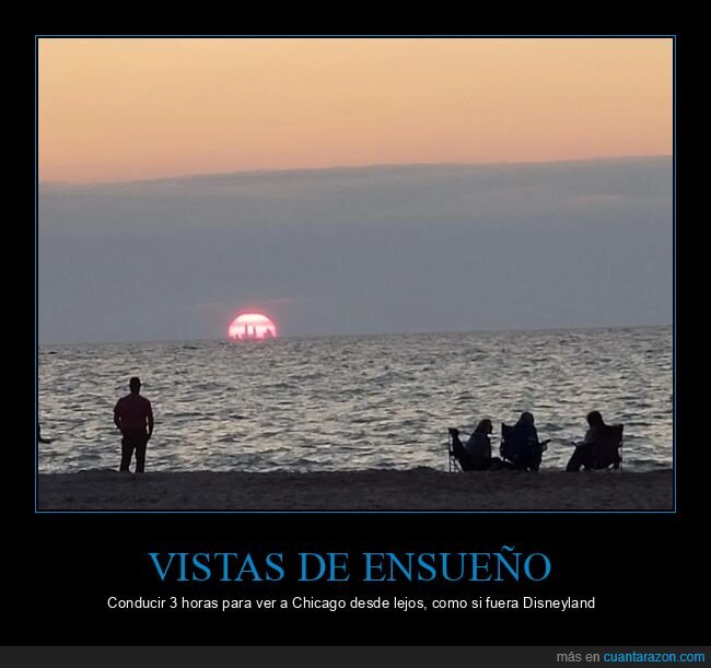 atardecer,horizonte,playa,Chicago,Indiana