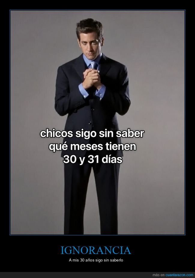 calendario,fracaso,ignorancia,adultos,despiste
