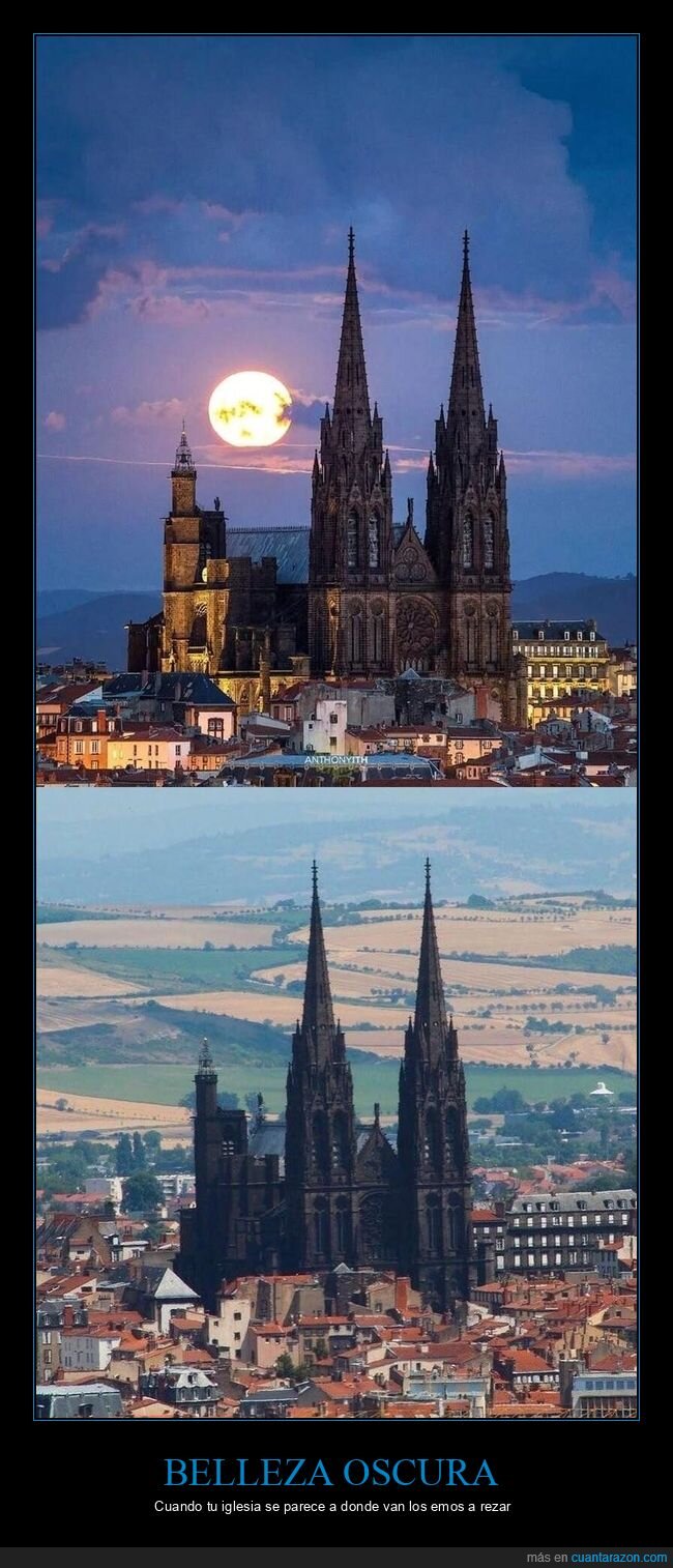 arquitectura,catedral,piedra,Francia,Clermont-Ferrand