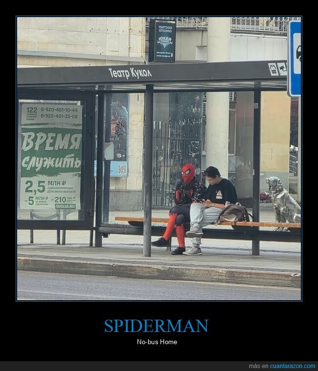 Spider-Man,Transporte,Realidad,Paciencia,Cotidiano
