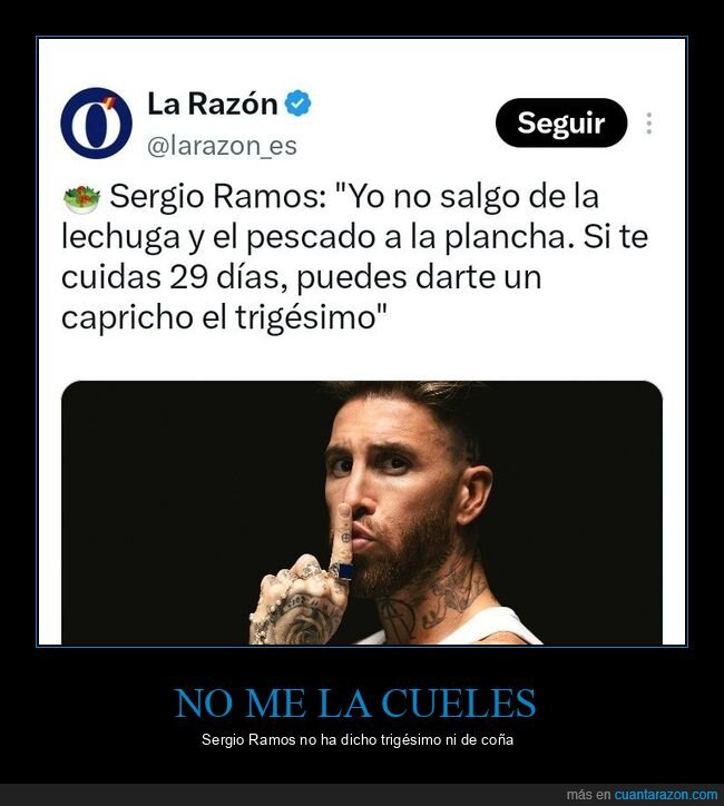 Ramos,cuarentena,consejos,deportista,redes sociales