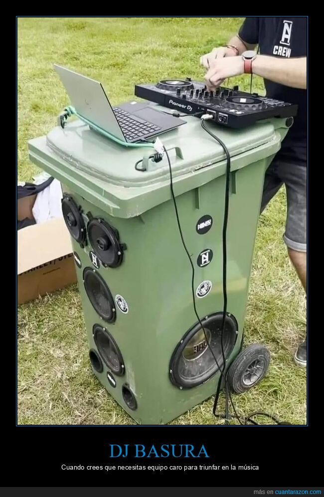 basura,DJ,improvisaci&oacute;n,desastre,outdoor