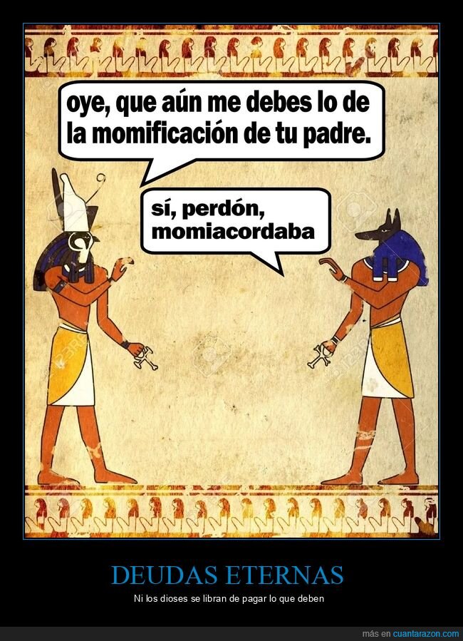 Egipto,deudas,perd&oacute;n,dioses,familia