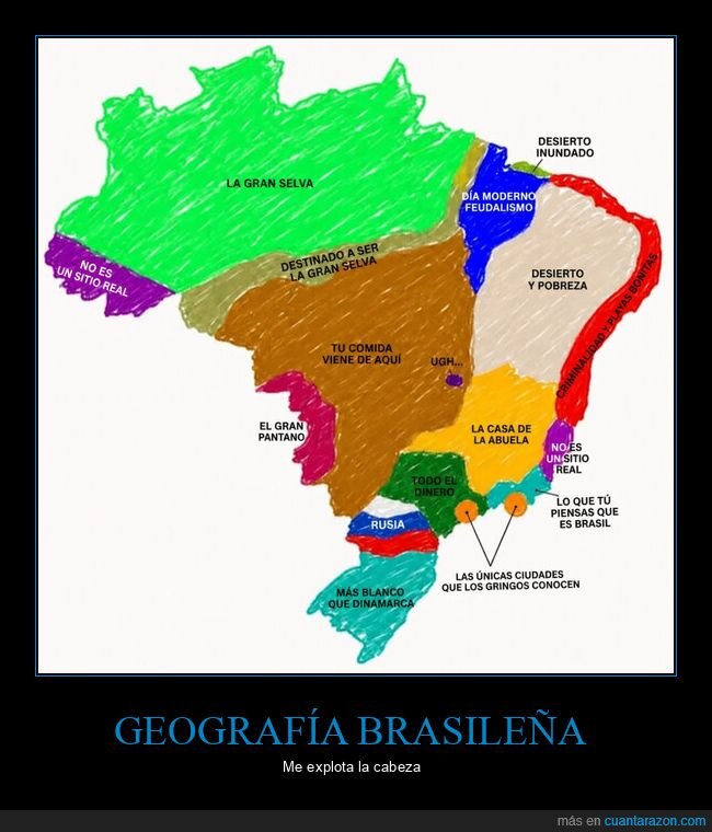 Brasil,geograf&iacute;a,mapa,s&aacute;tira,desastre