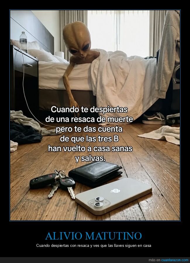resaca,ma&ntilde;ana,alivio,irresponsabilidad,celebraci&oacute;n