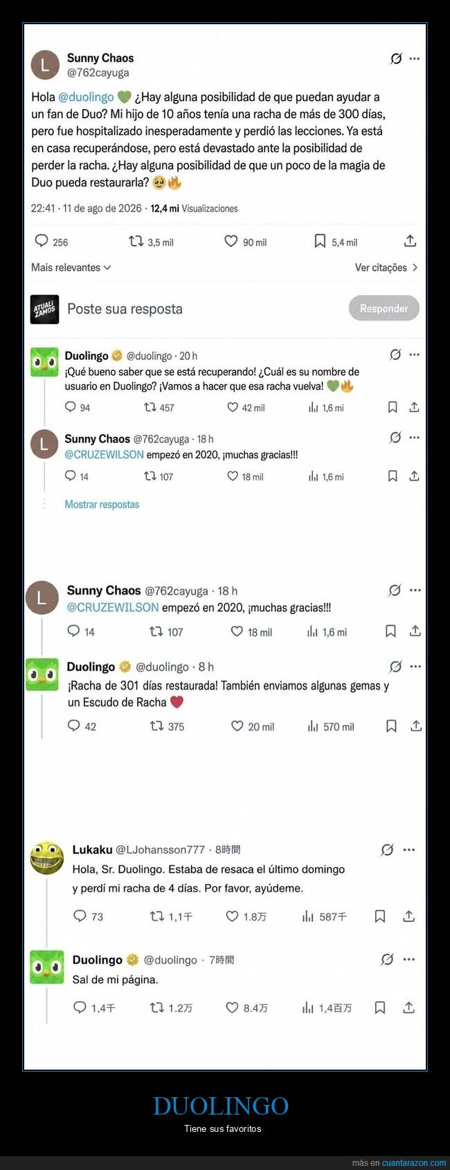 racha,Duolingo,desigualdad,redes,frustraci&oacute;n