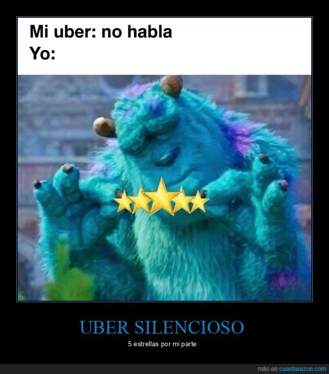 Uber,conductor,silencio,viaje,rese&ntilde;a
