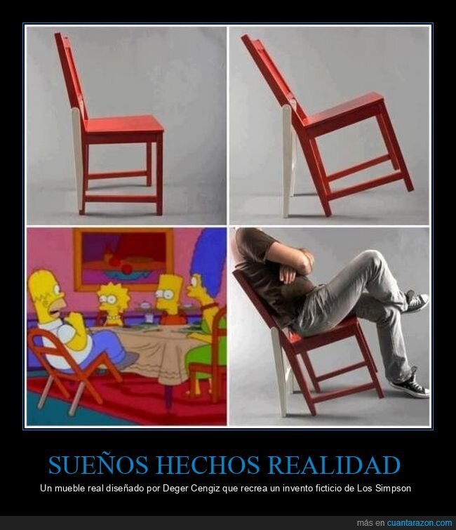 silla,Simpsons,dise&ntilde;o,fracaso,mueble