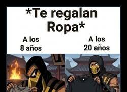Enlace a La ropa regalada evoluciona