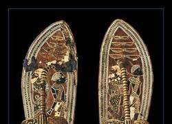 Enlace a Estos son los sandalias de Tutankamón, que tienen 3.000 años de antigüedad