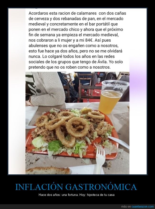 calamares,precios,inflaci&oacute;n,mercado,nostalgia