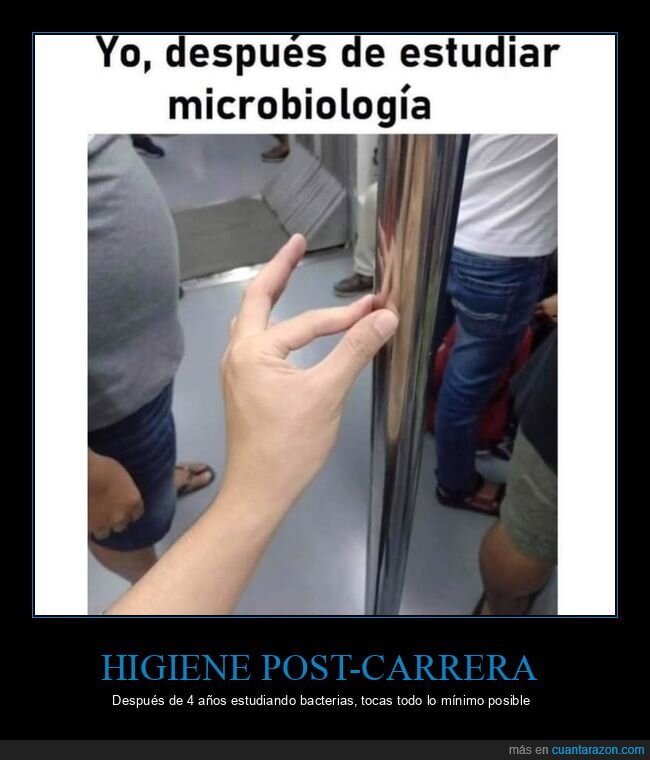 microbiolog&iacute;a,estudiante,higiene,contradicci&oacute;n,universidad