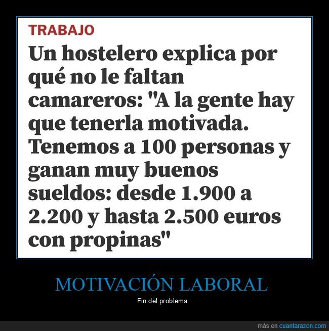 hosteler&iacute;a,sueldos,precariedad,motivaci&oacute;n,explotaci&oacute;n
