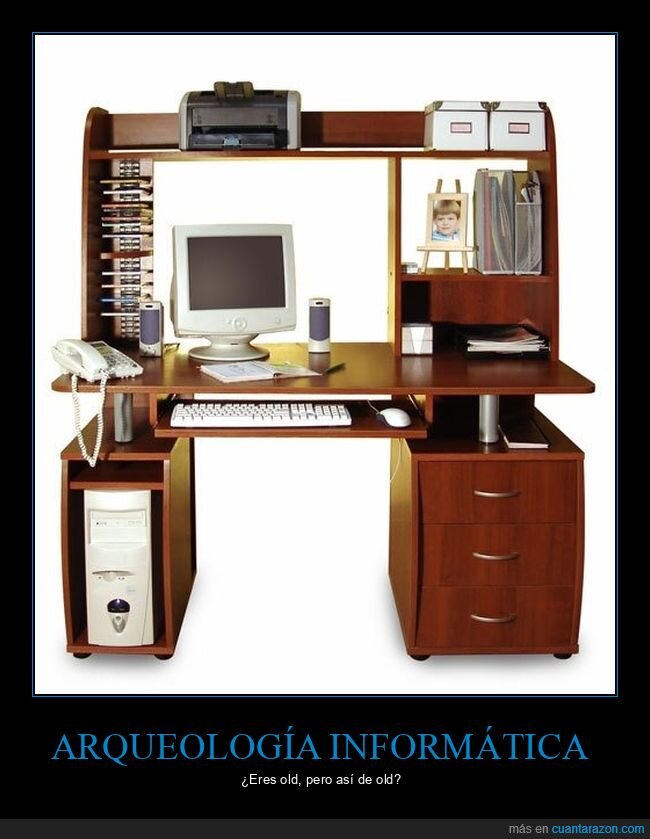 Nostalgia,Tecnolog&iacute;a,Oficina,Desorden,Anticuado
