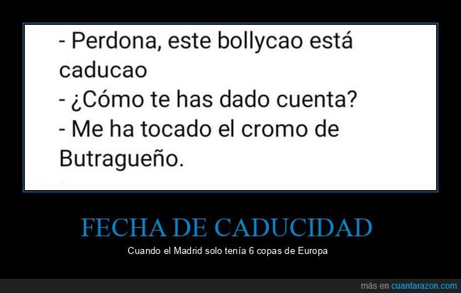 Butragueno,Bollycao,excusas,cromos,absurdo