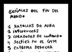 Enlace a Fin del mundo: confirmado y con trending topic