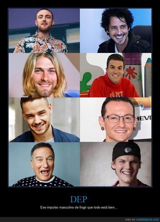 masculinidad,fingimiento,apariencias,sonrisas,negaci&oacute;n