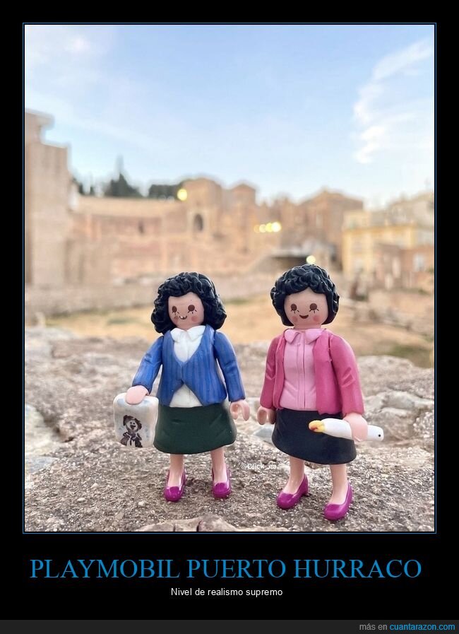 Playmobil,turismo,ruinas,viajes,absurdo