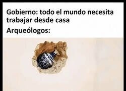 Enlace a Los arqueólogos también tienen derecho a teletrabajar