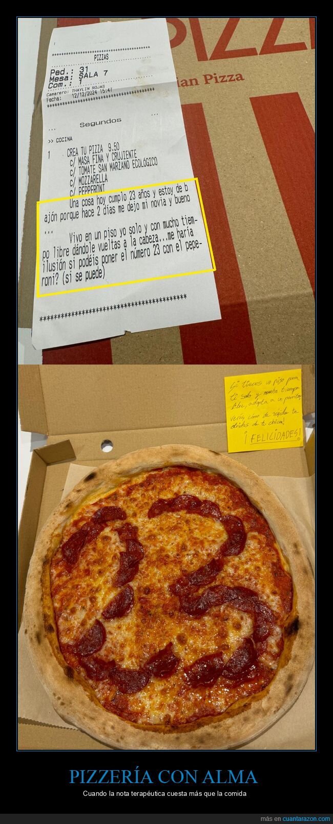 restaurante,pizza,nota,cliente,humor