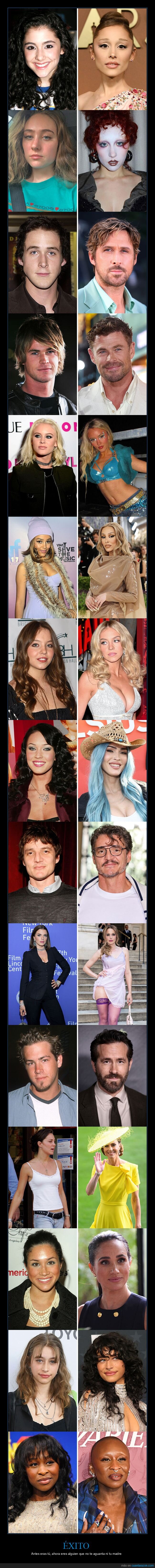 transformaci&oacute;n,fama,cambio,celebridades,antes-despu&eacute;s