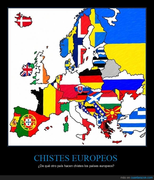 Europa,chistes,estereotipos,geograf&iacute;a,humor