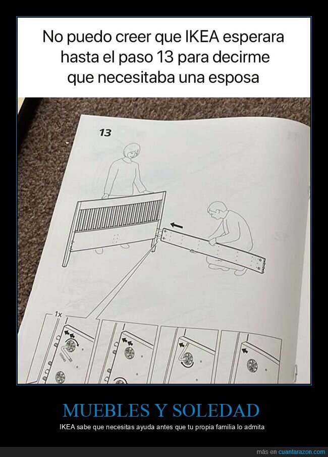 IKEA,montaje,instrucciones,pareja,muebles