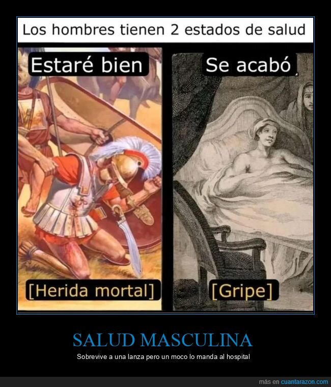 hombres,salud,gripe,exageraci&oacute;n,resistencia