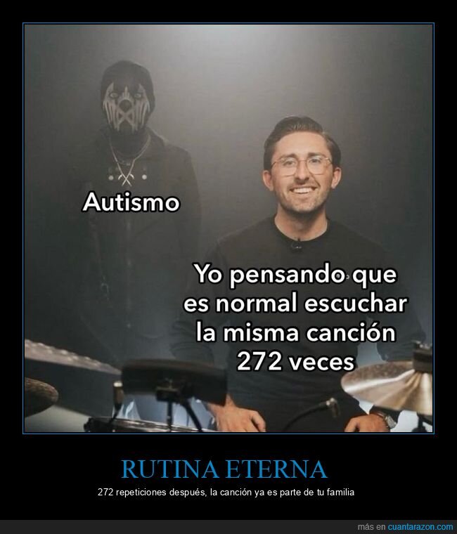 autismo,canci&oacute;n,repetici&oacute;n,costumbre,playlist
