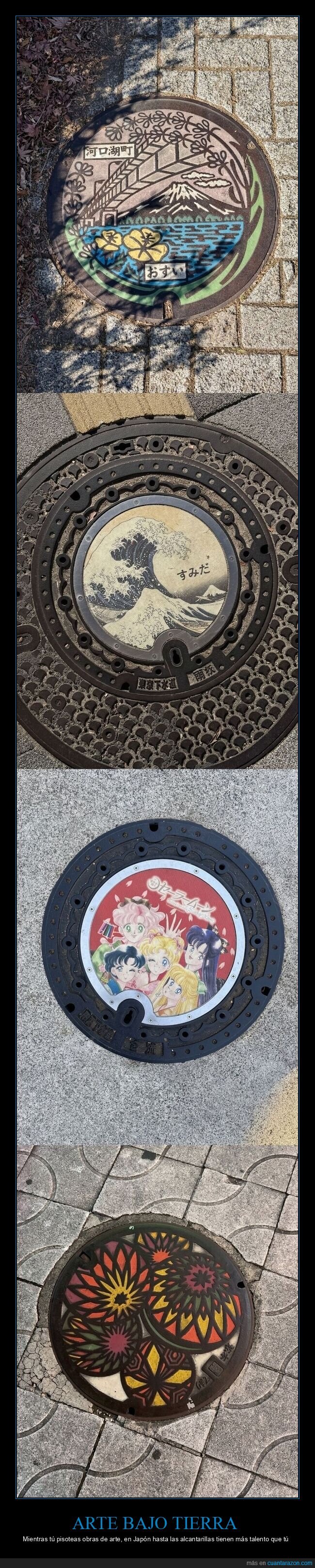 alcantarillas,Jap&oacute;n,dise&ntilde;o,arte,urbanismo