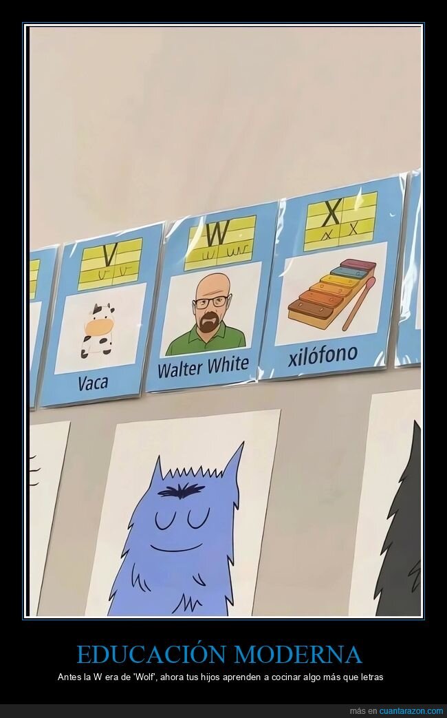 abecedario,WalterWhite,infantil,aprendizaje,BreakingBad