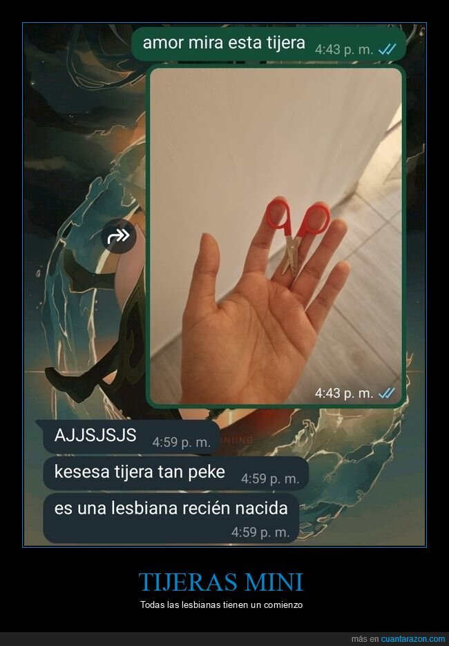tijeras,whatsapp,conversaci&oacute;n,tama&ntilde;o,peque&ntilde;o