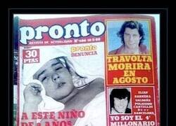 Enlace a La Pronto ofreciendo el pack completo: crimen, profecías falsas y homofobia en portada