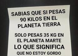 Enlace a Mi báscula y yo hemos decidido mudarnos a Marte
