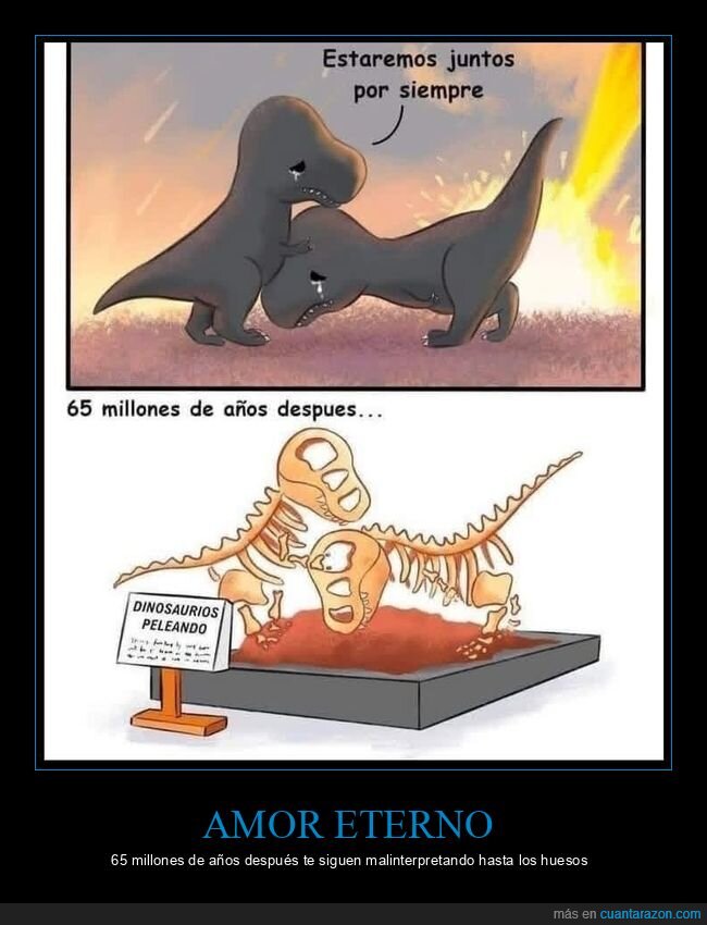 dinosaurios,amor,extinci&oacute;n,museo,malentendido