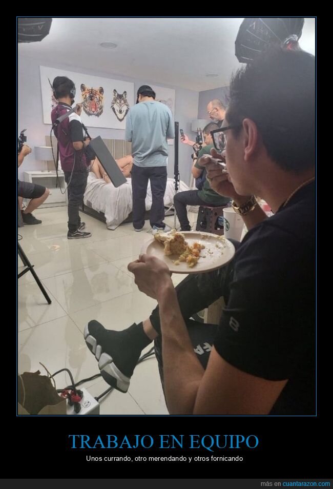 rodaje,equipo,comida,backstage,producci&oacute;n