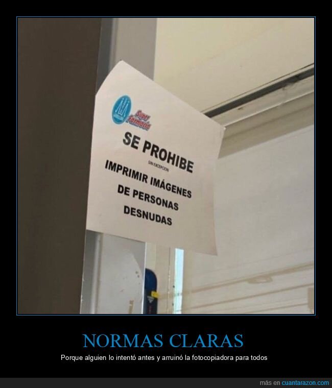 cartel,imprenta,normas,fotocopias,prohibicion
