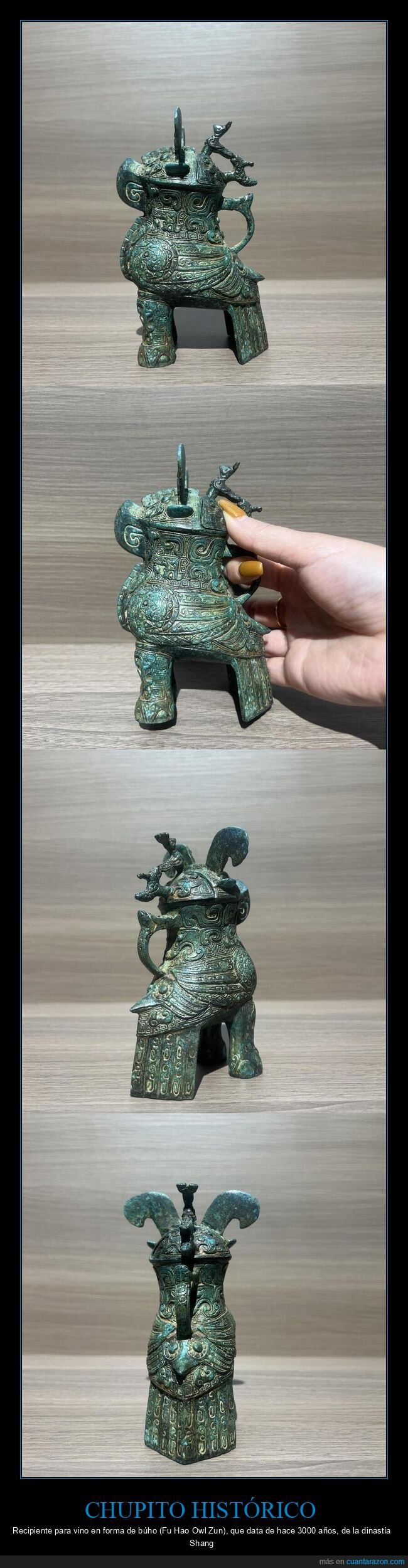 Fu Hao,b&uacute;ho,bronce,Shang,museo