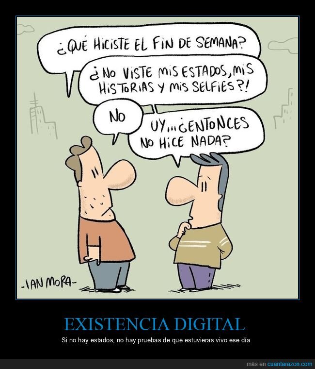 redessociales,selfies,estados,existencia,validacion
