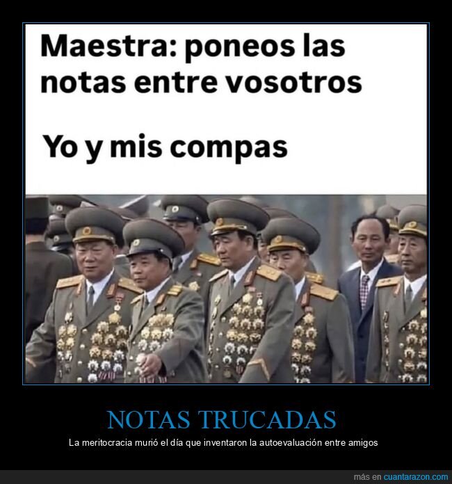 notas,compa&ntilde;eros,corrupci&oacute;n,generales,evaluaci&oacute;n