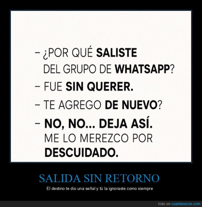 whatsapp,grupo,destino,torpeza,castigo