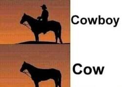 Enlace a Y en español lo mismo, ''vaquero''
